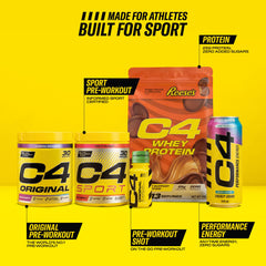 C4 Original Beta Alanine Sports Nutrition Bulk Pre Workout Powder for Men & Women | Best Pre-Workout Energy Drink Supplements | Creatine Monohydrate | Fruit Punch | 60 Servings