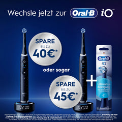 Oral-B iO Ultimative Reinigung, Original Aufsteckbürsten für elektrische Oral-B iO Zahnbürsten, 'Borsten-in-Borsten' Bündel, Weiß, 4 Stück