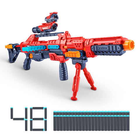 XSHOT Excel Regenerator, Red Foam Dart Blaster Over 1000 Unique Combinations (48 Darts), Red Toy Blaster