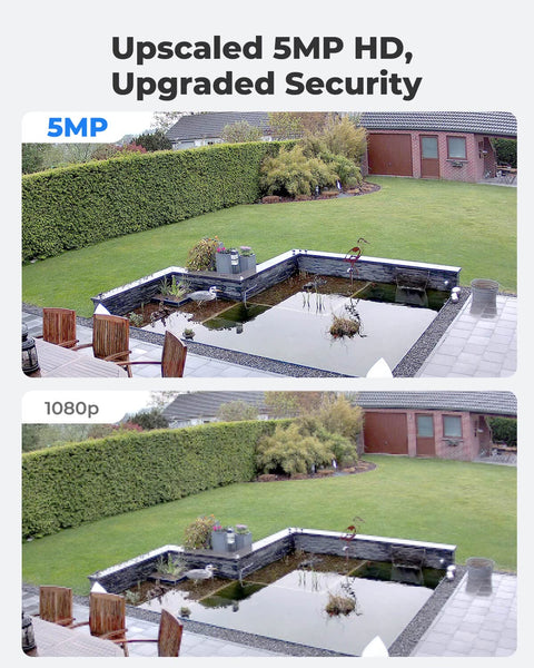 Reolink 5MP PoE Security Camera Outdoor with Human/Vehicle Detection, IP66 Weatherproof, Audio Recording, RLC-520A
