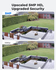 Reolink 5MP PoE Security Camera Outdoor with Human/Vehicle Detection, IP66 Weatherproof, Audio Recording, RLC-520A
