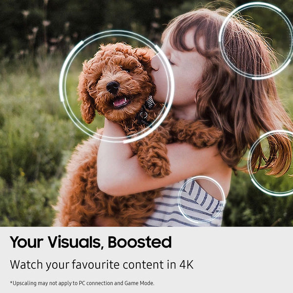 Samsung 43" U8000F, Crystal Processor 4K, 4K Upscaling, Q-Symphony, Knox Security, Metal Stream Design, 2025