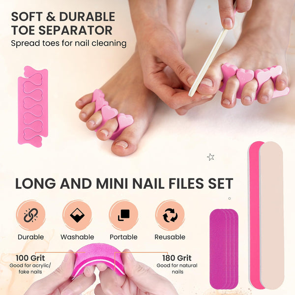 16 in 1 Foot Files for Hard Skin | Pedicure Set for Feet | Professional Foot Care Hard Skin Remove Tools | Stainless Steel Callus Remover Kit for Women, Men, Saloon & Homes | BRITSCART