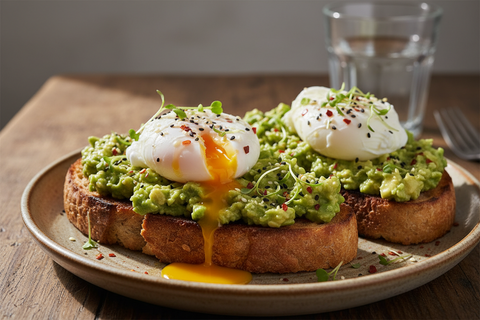 Avocado Toast with Poached Eggs