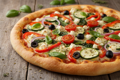 Feta Vegetable Pizza