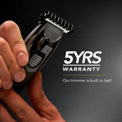 Wahl All-in-One Full Body Trimmer for Men – Cordless Rechargeable Beard, Hair & Body Grooming Kit with Hygienic Washable Blades, Lithium Battery, 210 Minute runtime, 0.2mm - 25mm, Quick Charge