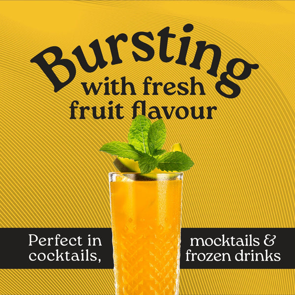 Finest Call Mango Puree | 1 Litre Bottle | Real Fruit | Cocktail Ingredient | Easy Pour | Bar Essential | Premium Ingredients | Cocktail Mix | Drink & Smoothies