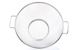 Premier Housewares Round Stainless Steel Sieve With Dual Handles | Fine Mesh Metal Sieve Colander For Kitchen Use | Sturdy Steel Colander Strainer For Draining Ingredients