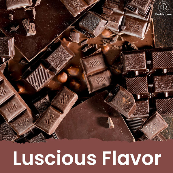 Dude's Love Luscious Belgian Bonbon Chocoalte Massage Oil - Natural Pleasant Aroma, for Men & Women, Nourishing & Moisturizing - 100 ML (3.38 Fl Oz)