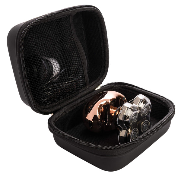 Skull Shaver Pitbull Travel Case for Butterfly and Pitbull Series Shavers (Black)