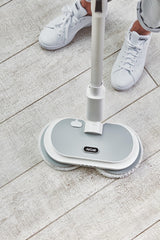 AirCraft Home PowerGlide City+ | Hard Floor Cleaner And Polisher | Good Housekeeping Institute Approved | Compact, Cordless and Rechargeable | With 8 Machine-Washable Microfibre Pads