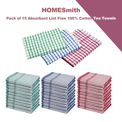 HOMESmith Tea Towel, Mix Colour, One Size
