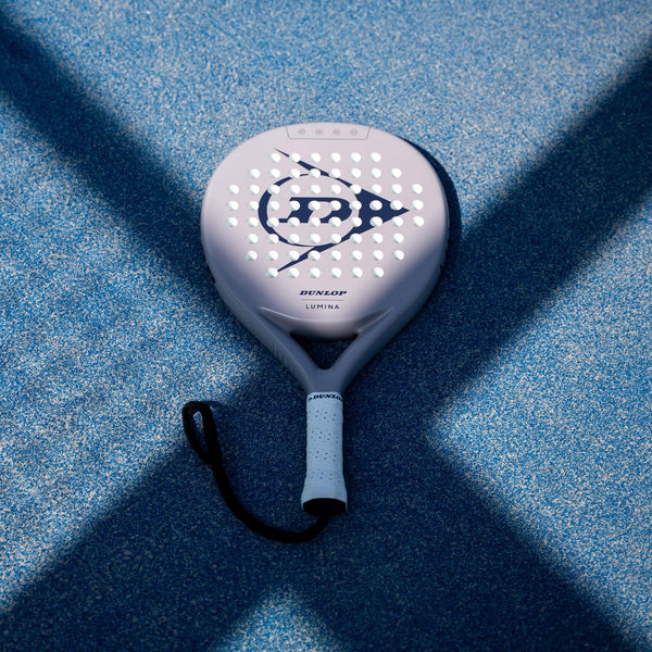 DUNLOP Padel Bat Lumina Light Grey - Amazon Exclusive - Graphite Frame, Pro EVA Core, 365g