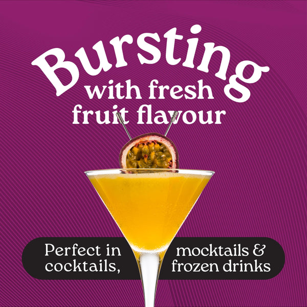 Finest Call Passion Fruit Puree | 1 Litre Bottle | Real Fruit | Cocktail Ingredient | Easy Pour | Bar Essential | Premium Ingredients | Cocktails, Drinks, Desserts