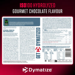 Dymatize ISO 100 Hydrolyzed Gourmet Chocolate 932g - Whey Protein Hydrolysat + Isolat Powder