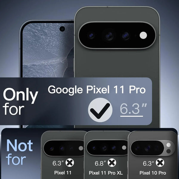 JETech Magnetic Matte Case for Google Pixel 11 Pro, Black