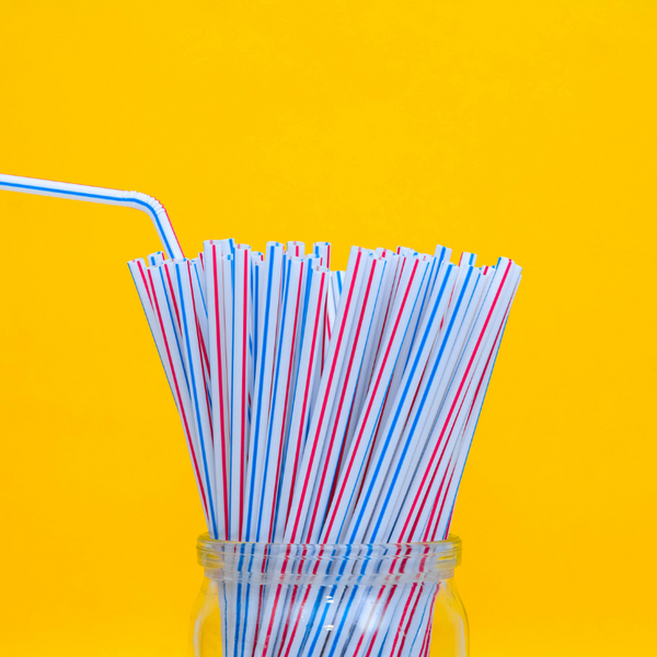 100 Generic Plastic Straws
