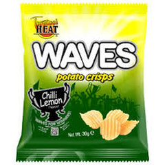 HEAT Waves Potato Crisps – Chilli Lemon (125g)