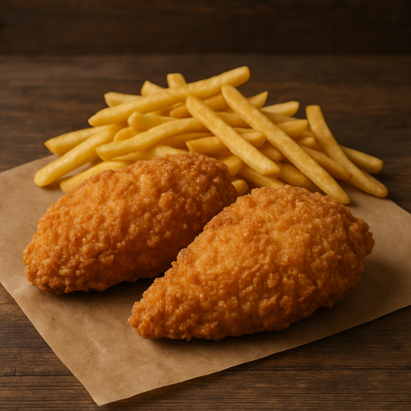 Korean Chicken & Chips