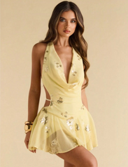 SHEIN BAE Women Solid Color Floral
