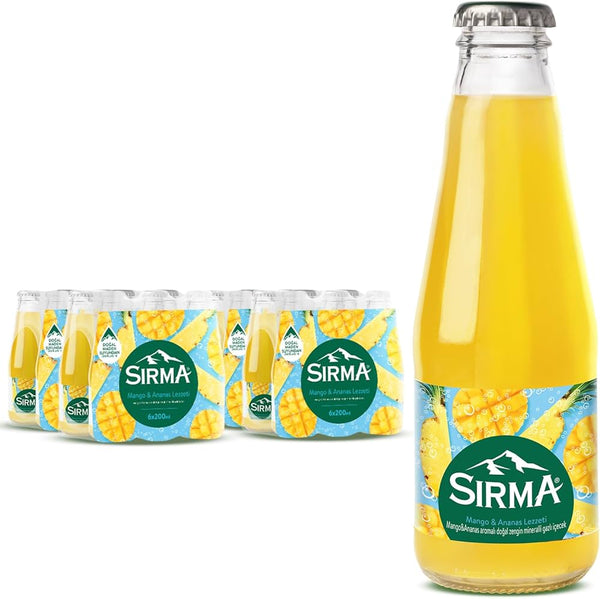 Sirma Fruity Mineral Sparkling Water  Ananas 200 ML x24