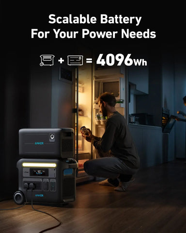 Anker SOLIX F2000 Portable Power Station, PowerHouse 767, 2400W Solar Generator, GaNPrime Battery Generators for Home Use, LiFePO4 Power Station for Outdoor Camping, and RVs (Solar Panel Optional) (Copy)