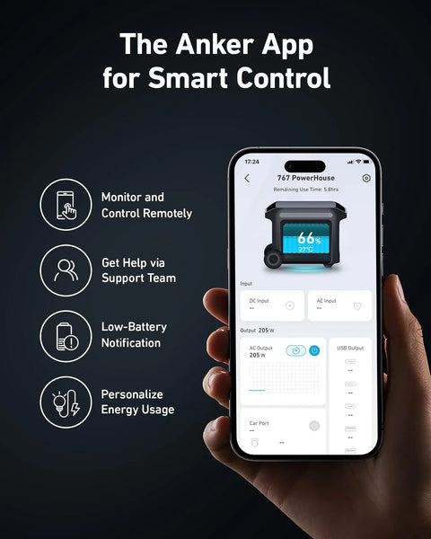 Anker SOLIX F2000 Portable Power Station, PowerHouse 767, 2400W Solar Generator, GaNPrime Battery Generators for Home Use, LiFePO4 Power Station for Outdoor Camping, and RVs (Solar Panel Optional) (Copy)