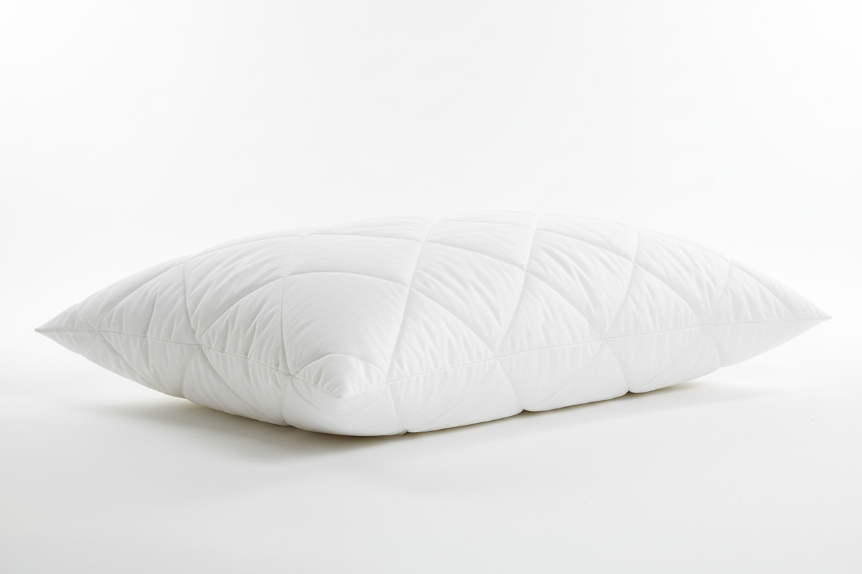 Duck Feather Pillow  1000g Fill  50 x 70cm  White