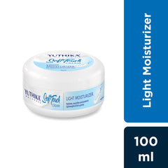 Yuthika Naturals Aloe Moisture Light Moisturizer Cream for Face, Hand & Body, Non-Sticky, Deep Nourishment, Suitable for All Skin Types (100ml)