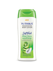 Yuthika Aloe Vera Soft Touch Body Lotion for Women & Men, Lightweight, Non-Greasy Moisturizer for Soft, Smooth Skin, All Skin Types (300ml)