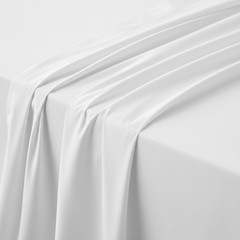 Flat Sheet  Single  220TC  190 x 280cm  60/40 Poly-Cotton  White