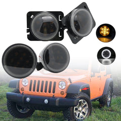 Front LED Turn Signal Light with Smoke Lens