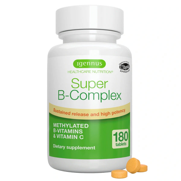 Igennus Methylated Super B-Complex - 180 Tablets