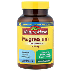 Nature Made Extra Strength Magnesium 400mg - 60 Softgels