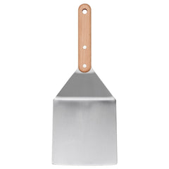 GRILLTIDER, Hamburger turner, stainless steel/beech, 30 cm