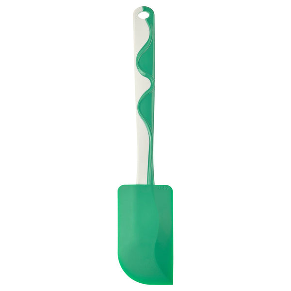 GUBBRÖRA, Rubber spatula, green/white