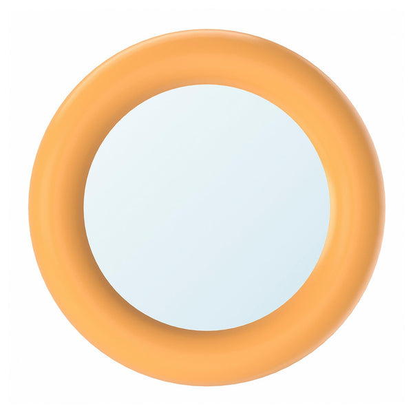 HUMLESJÖN, Mirror with suction cup, orange