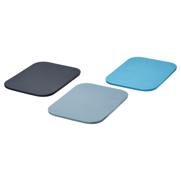 IKEA 365+, Chopping board, black-blue grey-blue/light blue, 22x16 cm