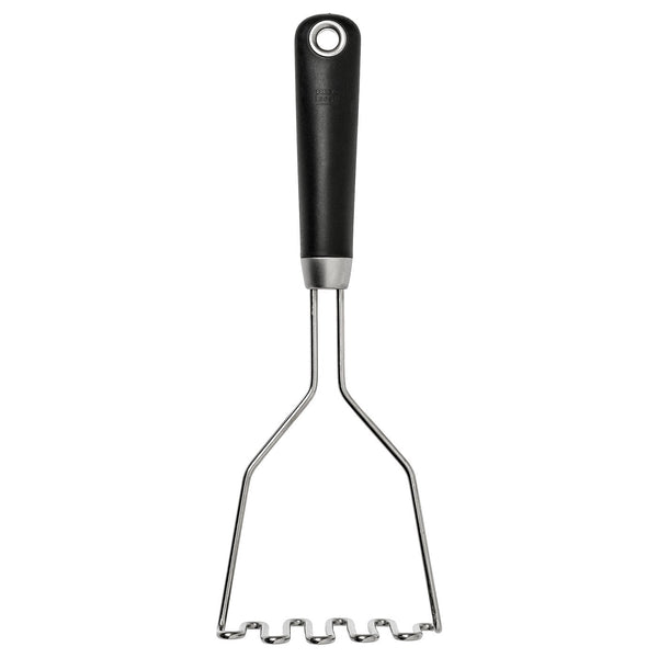 IKEA 365+ HJÄLTE, Potato masher, stainless steel/black