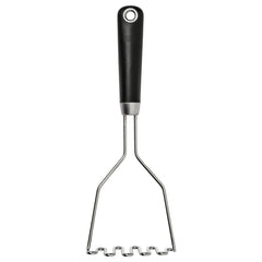 IKEA 365+ HJÄLTE, Potato masher, stainless steel/black