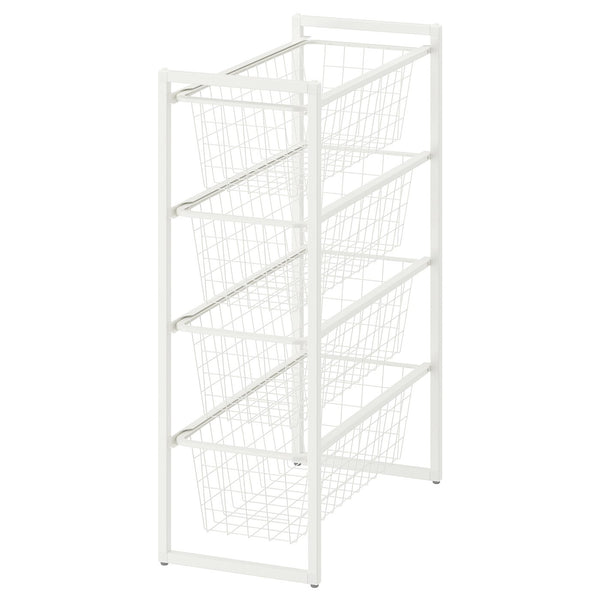 JONAXEL, Storage combination, white, 25x51x70 cm