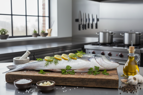 King Fish in a culinary setting 