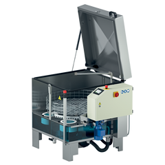 SIMPLEX SMALL Parts washers with rotary basket, plc and touchscreen