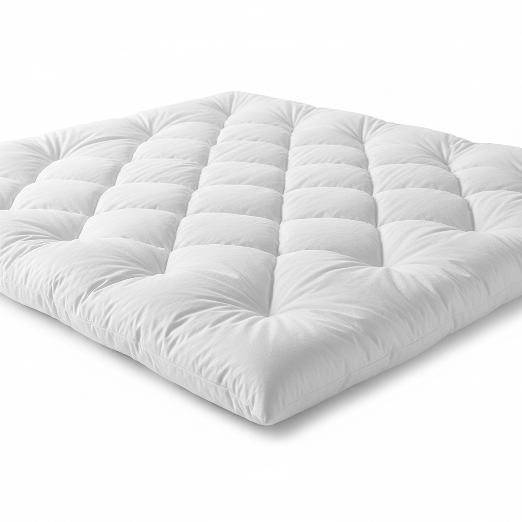 Mattress Comforter Topper  600GSM  200 x 200cm  White