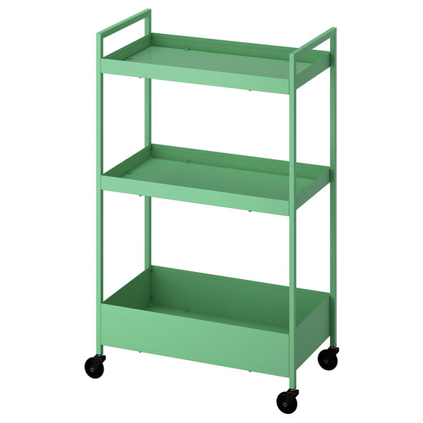 NISSAFORS, Trolley, light green, 50.5x30x83 cm