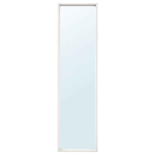 NISSEDAL, Mirror, white, 40x150 cm