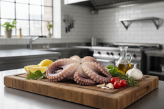 octopus in a culinary setting 