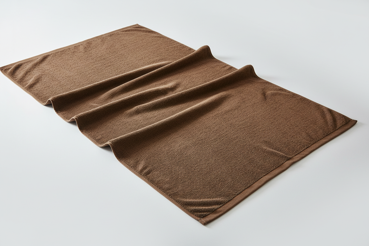 one brown Pool Towel Sheet  600GSM  90 x 180cm  100% Cotton  Reactive Dyed