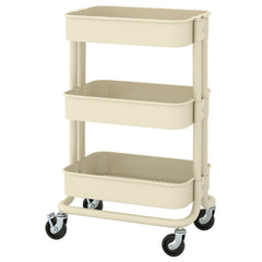 RÅSKOG, Trolley, beige, 28x38x61 cm