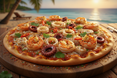 Seafood Special Pizza